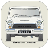 Lotus Cortina MkI 1964-66 Coaster 1